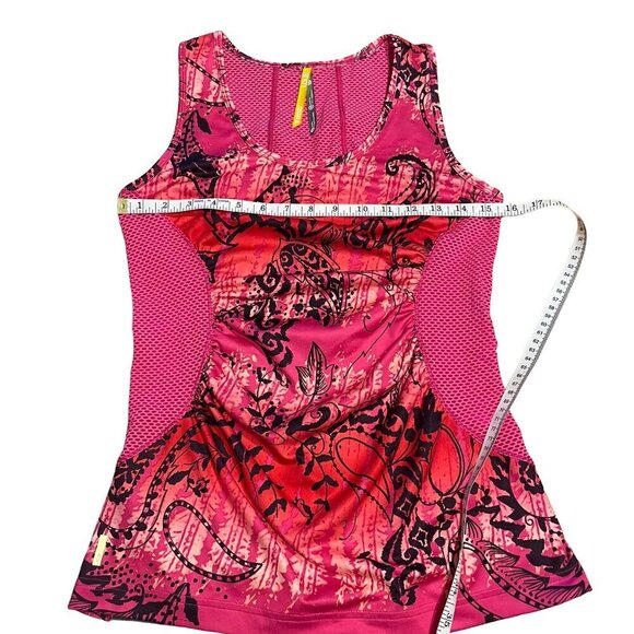 LOLE Sports Tank Top Running Trail Mesh Quick Dry UPF 50+ Pink Women's Medium - Picture 12 of 14
